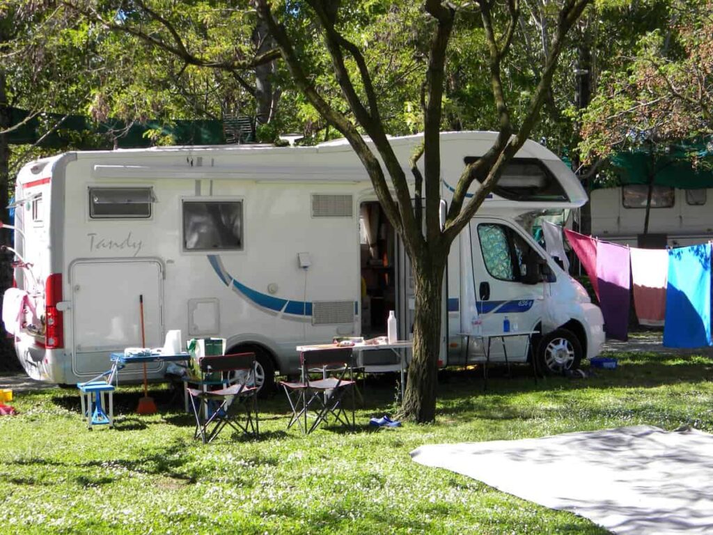 Parcela para autocaravana