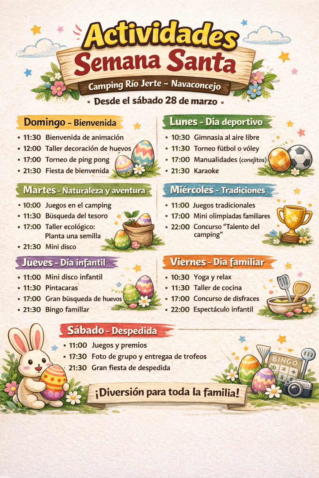Actividades semana santa