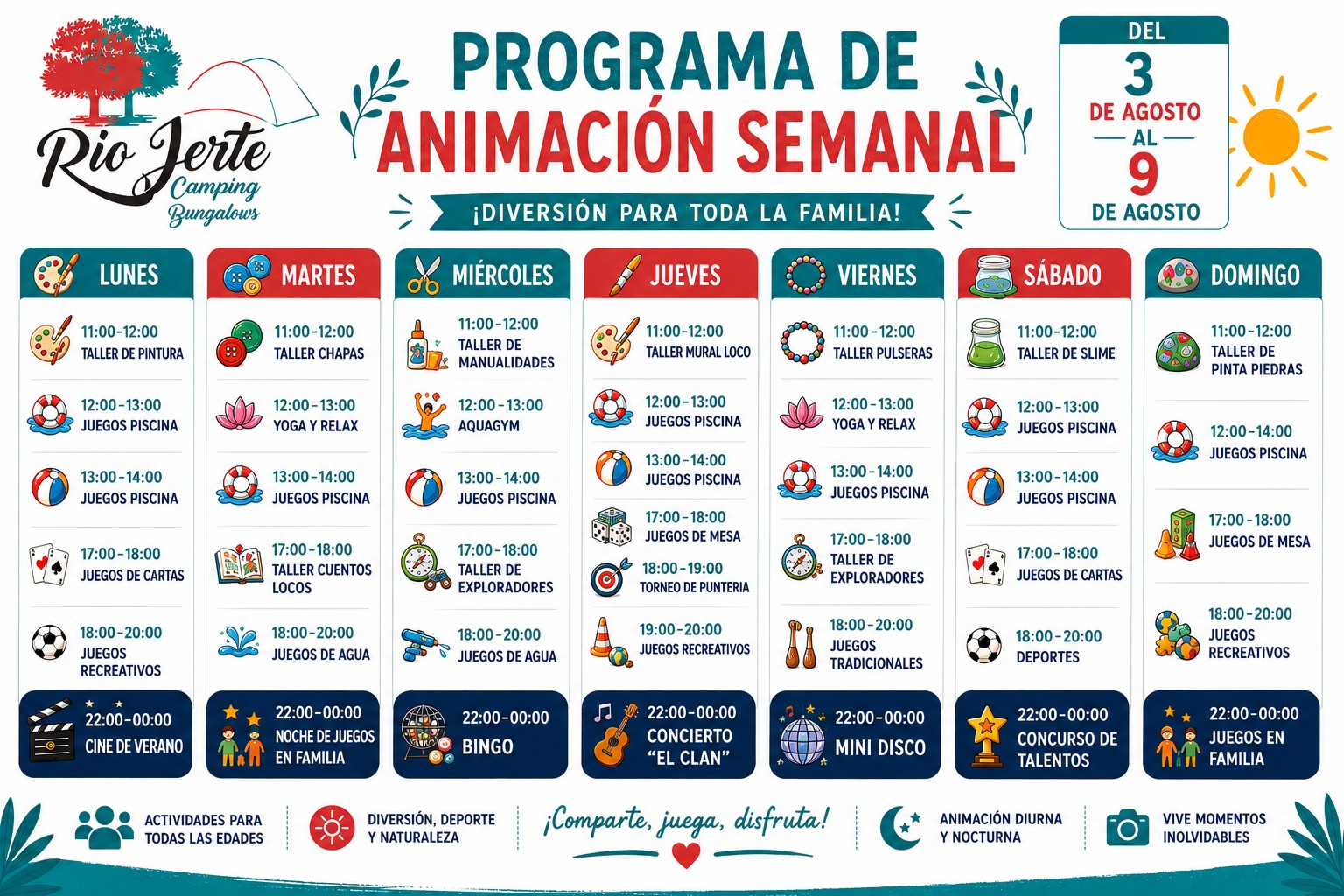 1 semana de agosto